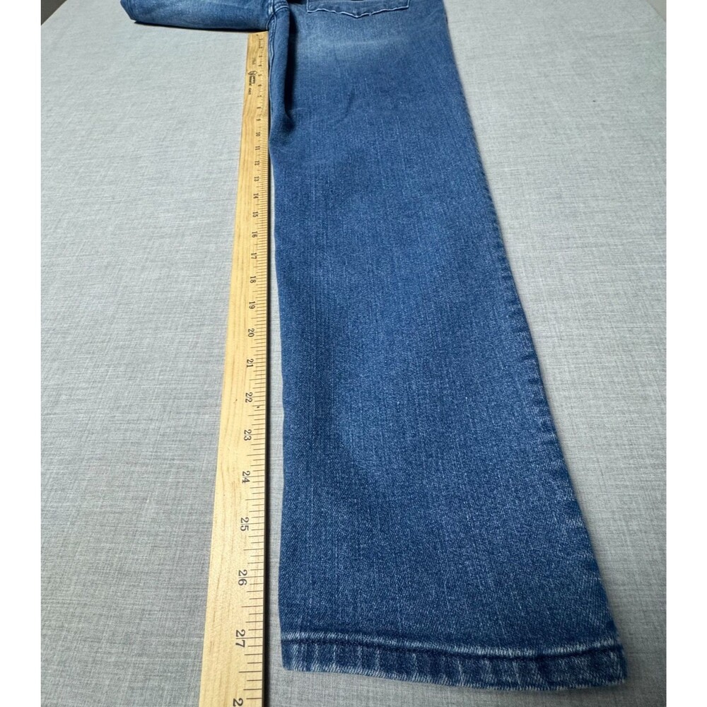 Hudson Womens Jeans Size 30 Stretch Straight Leg Cropped Medium Wash Denim - Picture 7 of 13
